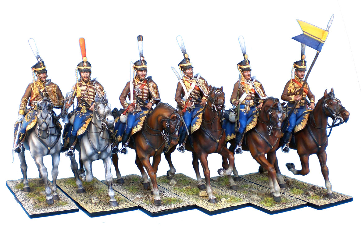 Eaglemoss metal toy soldiers Napoleonic Wars Officer of Hussars 1812 2,36" E9 