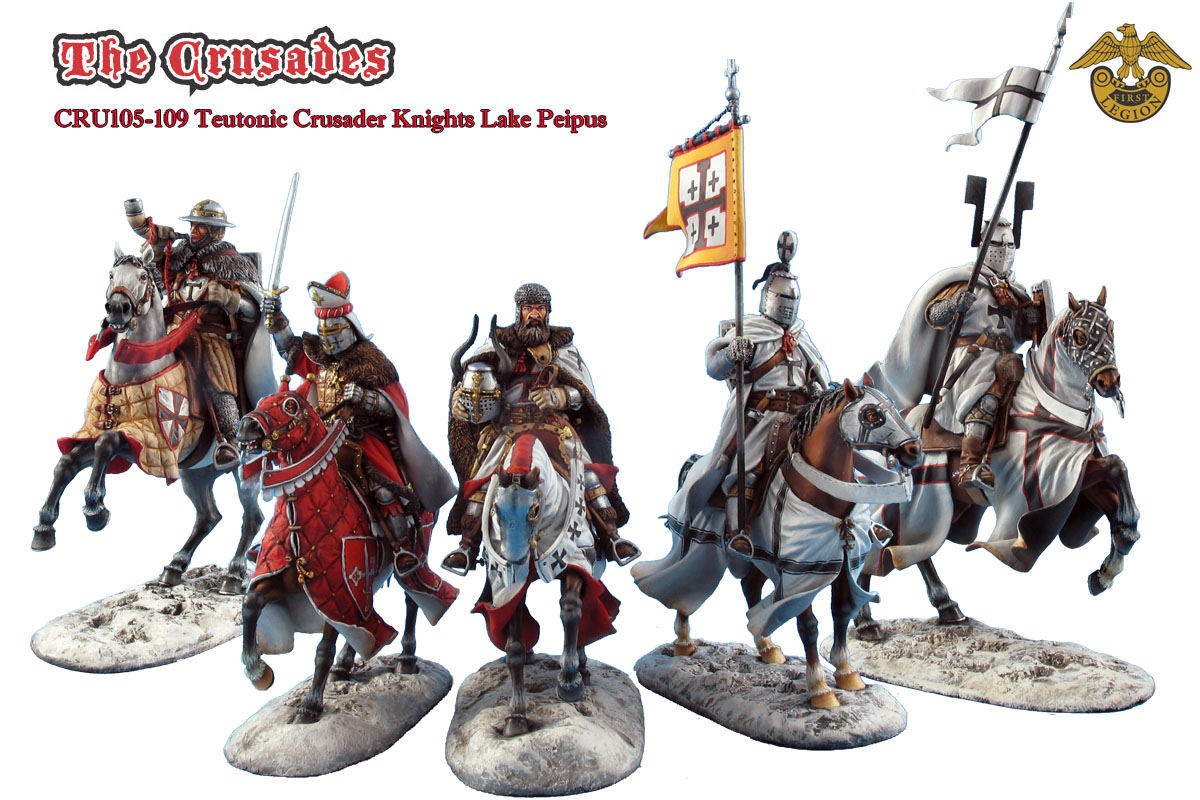 Teutonic Order KN05 54mm figure Crusades Lake Chudskoe Knight 