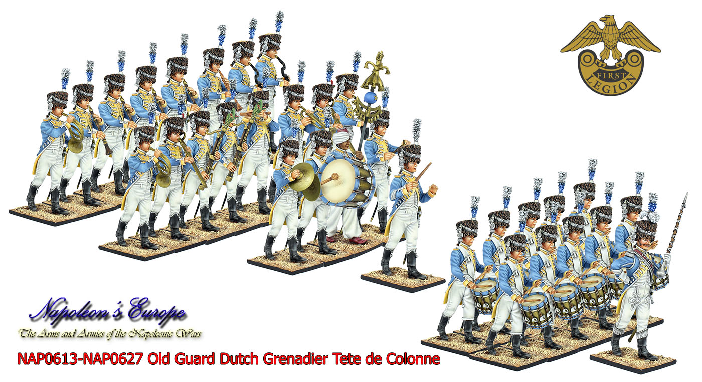 NAP0643 Old Guard Dutch Grenadier Officer by First Legion 