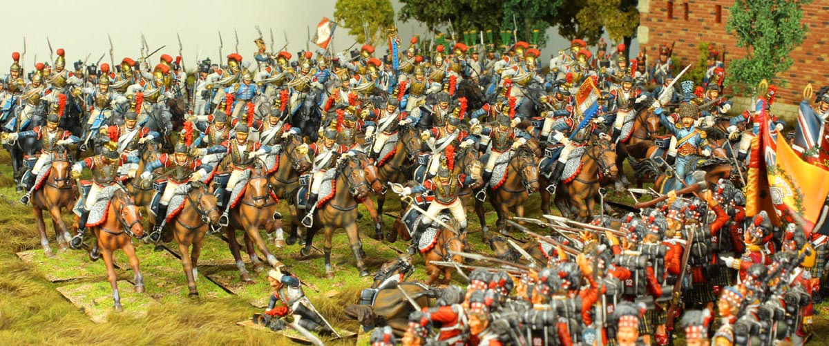 NAP0246 French 5th Cuirassier Trooper Charging by First Legion