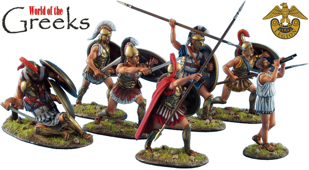 First Legion Toy Soldiers - Ancient Greeks
