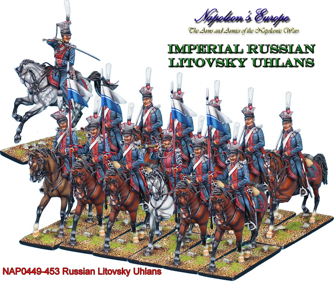 First Legion Toy Soldiers - Napoleonic Wars Litovsky Uhlans