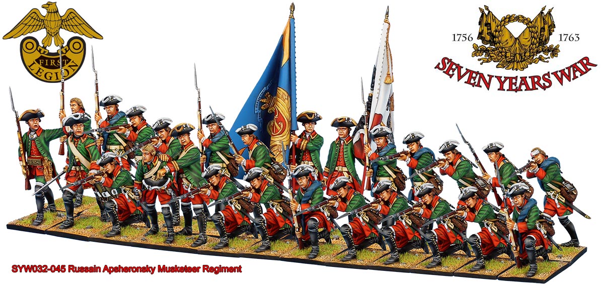SYW039 Russian Apsheronsky Musketeers Standing Firing by First Legion
