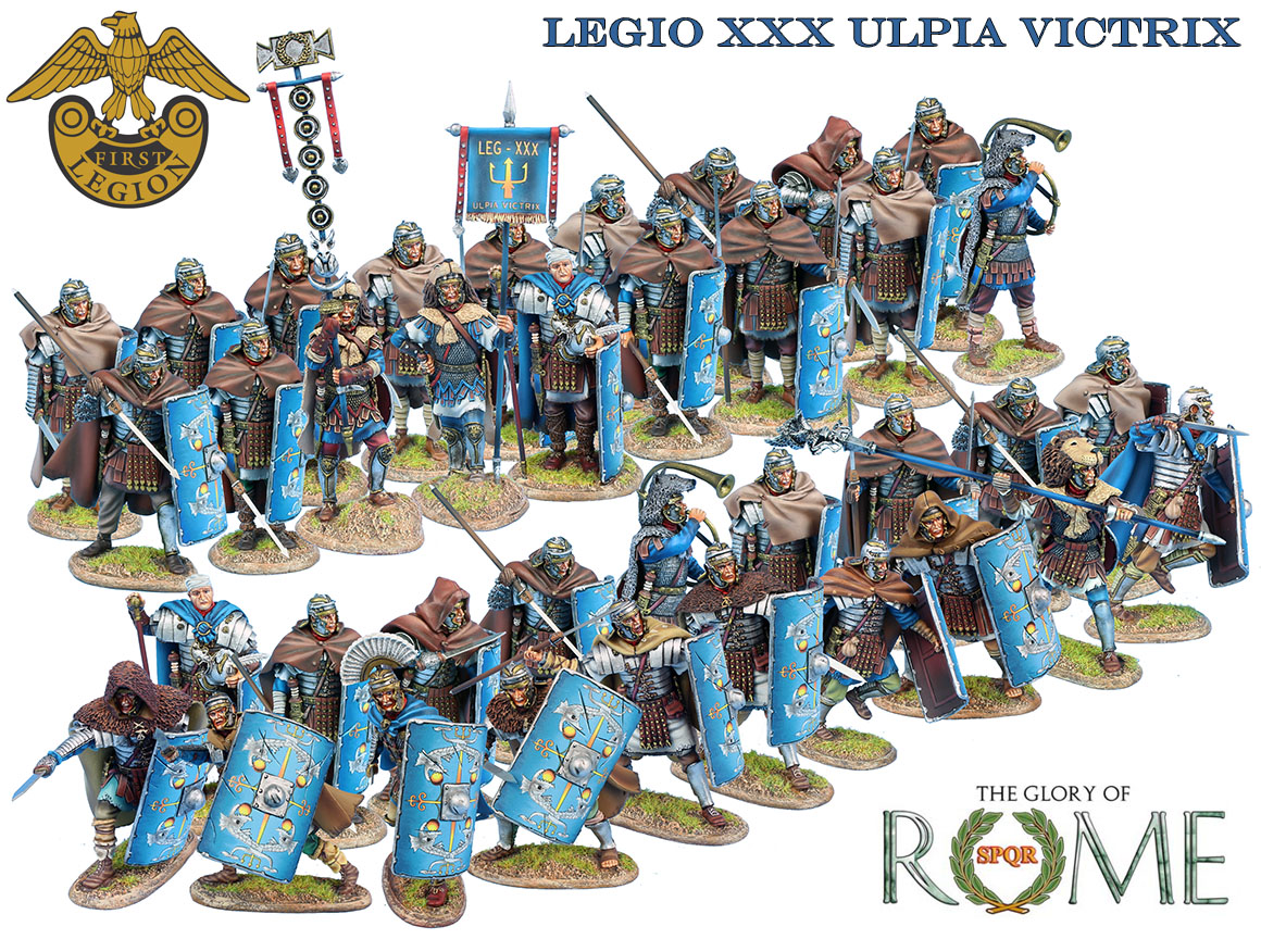 ROM203 Imperial Roman Legio XXX Ready with Pilum by First Legion 