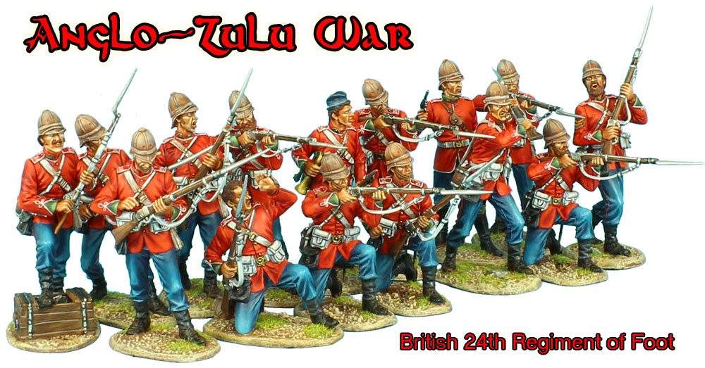 First Legion Anglo-Zulu War Toy Soldiers